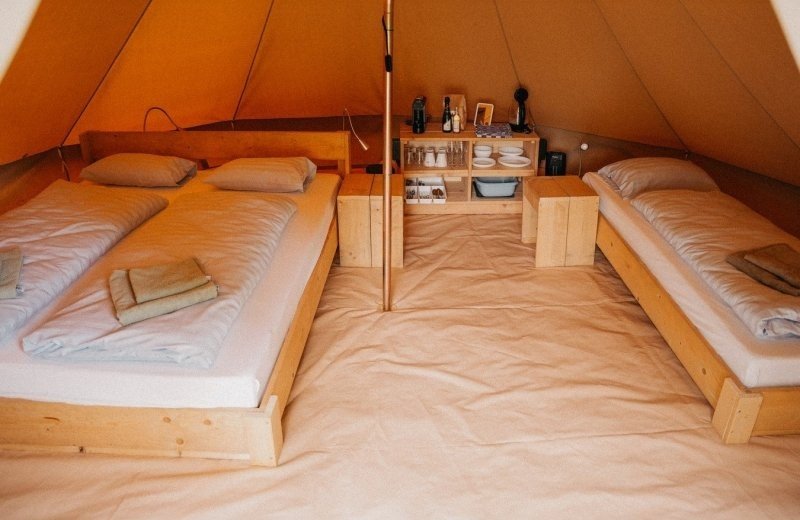 Belle tent betten